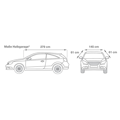 Auto-Abdeckplane cartrend Halbgarage “New Generation”