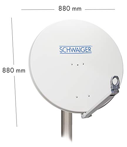 SAT-Anlage SCHWAIGER 4593 Satelliten-Set Satellitenschüssel