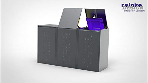 Mülltonnenbox reinkedesign Boxxi mit Kippdeckel