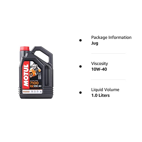 Motoröl 10w40 Motul 7100 4T MA2 10W40, Brown, 104092