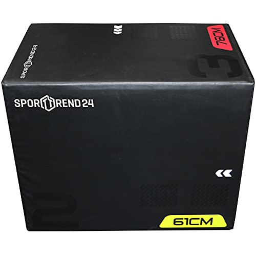 Plyo-Box Sporttrend 24 ® Plyo Box Holz mit PVC Ummantelung