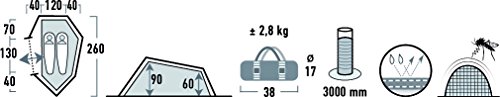 High-Peak-Zelt High Peak Leichtgewicht Sparrow, Campingzelt