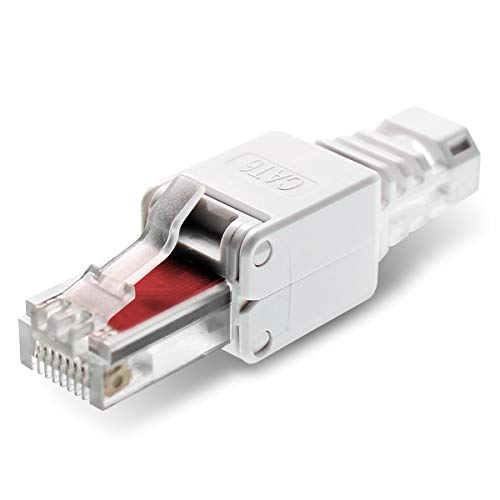 RJ45-Stecker UC-Express 10x Netzwerkstecker werkzeuglos RJ45