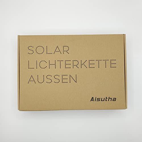 Solar-Lichterkette (außen) Aisutha Solar Lichterkette Aussen, 8M