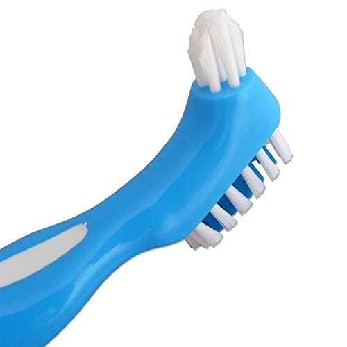 Prothesenbürste Dental Aesthetics 2 x Blau & Weiß, Easy Grip