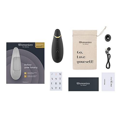 Auflegevibrator Womanizer Premium 2 Klitoris, Sauger für Frauen