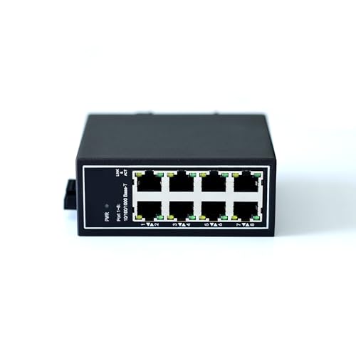 8-Port-Switch WIWAV WDH-8GT-DC 10/100/1000Mbps