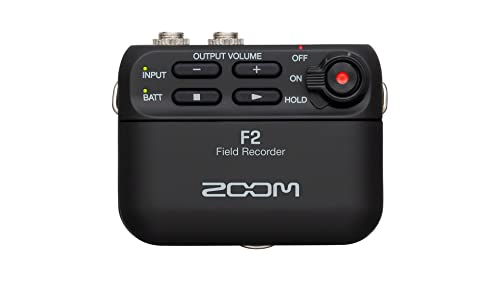 Zoom-Recorder Zoom F2/B Feldrekorder und Lavalier-Mikrofon