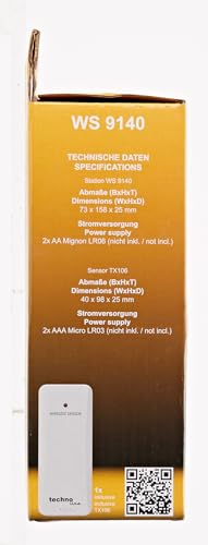 Technoline-Wetterstation Technoline WS 9140 klassische Wetterstation