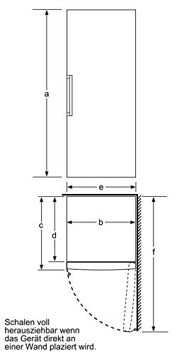 Bosch-Gefrierschrank Bosch Hausgeräte GSN51AWDV Serie 6