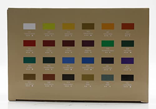 Acrylfarben Artecho Set 24×59 ml, Acrylic Paint Set, Wasserfest