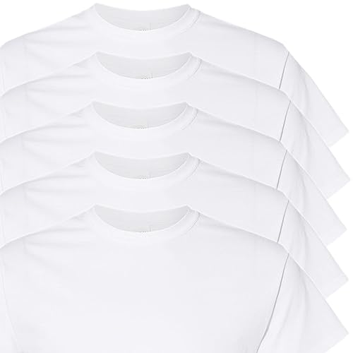 Weißes T-Shirt Herren Gildan Unisex T-shirt aus Baumwolle