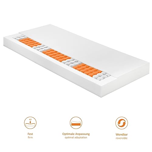 Rollmatratze 90 x 200 sleepling 190134 Federkernmatratze Basic 60