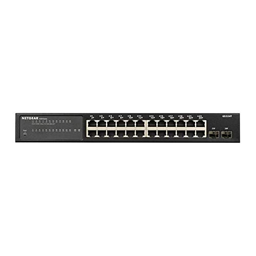 24-Port-Switch Netgear GS324T Managed Switch 24 Port Gigabit