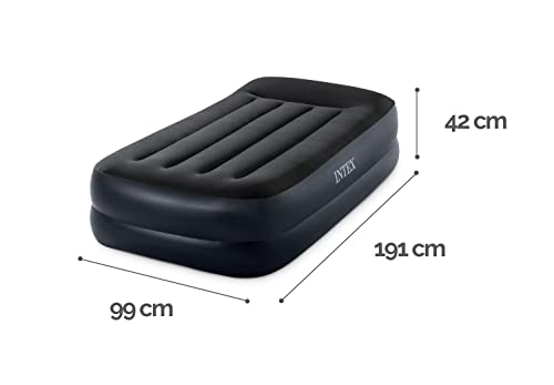 Luftmatratze selbstaufblasend Intex Twin Pillow Rest Raised AIRBED