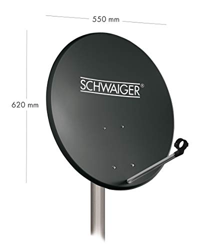 SAT-Anlage SCHWAIGER 487 Satelliten-Set Satellitenschüssel