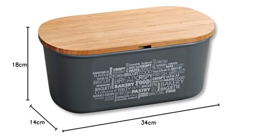 Brotkasten Kesper | Brotbox, Material: Melamin, Bambus