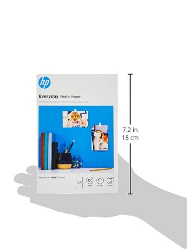 Fotopapier HP Everyday-, glänzend, 200 g/m2, 10 x 15 cm, 100 Blatt