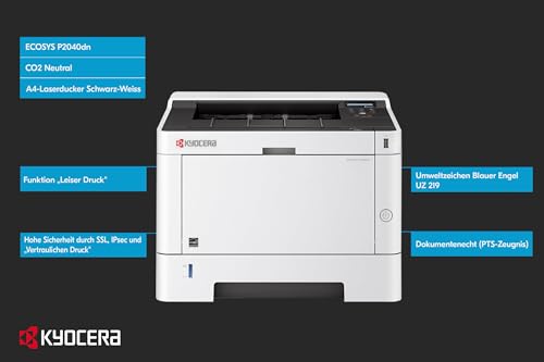 Schwarz-Weiß-Laserdrucker Kyocera Ecosys P2040dn Laserdrucker