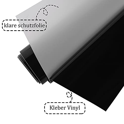 Plotterfolie HTVRONT Vinylfolie Plotter Rollen 30.48cm x 152.4cm