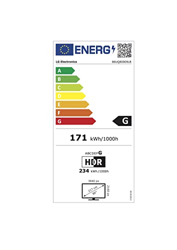 Großer Fernseher LG Electronics 86UQ80009LB 217 cm (86 Zoll)