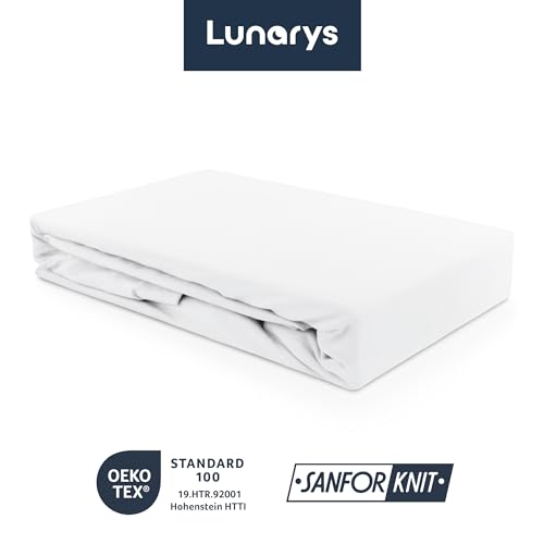 Spannbettlaken (180 x 200) Lunarys ® SleepRoyal Luxus