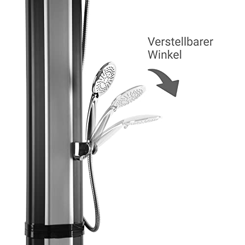 Solardusche Edelstahl Steinkirch Solardusche Gartendusche