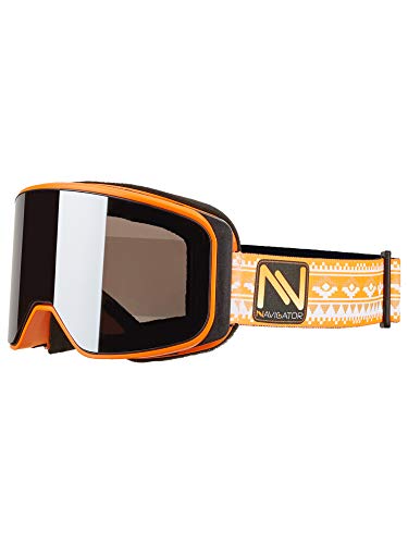 Skibrille NAVIGATOR POWDER Snowboardbrille nahezu rahmenlos