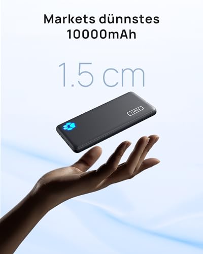 Leichte Powerbank INIU Power Bank, Ultra Slim 10000mAh