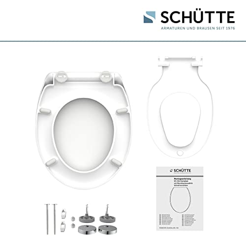 Familien-WC-Sitz Schütte SCHÜTTE WC Sitz FAMILY WHITE Duroplast