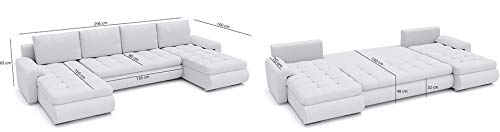 Ecksofa Sofini Tokio III mit Schlaffunktion, Couch