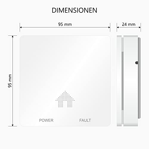 Rauch- und CO-Melder ELRO FC4610 Ultraflacher