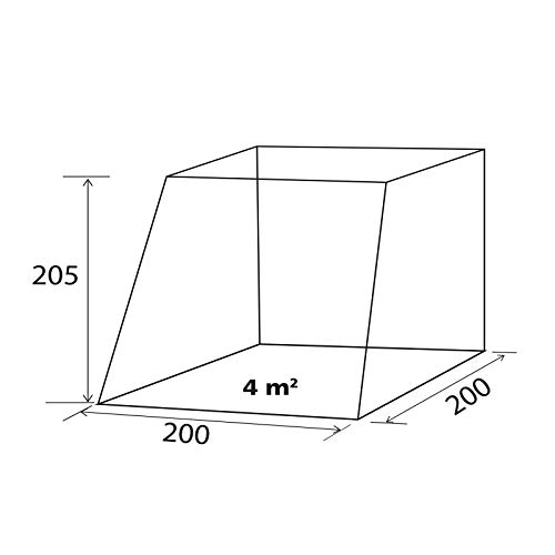 Heckzelt BRUNNER Comet 200 x 200 x 205 cm