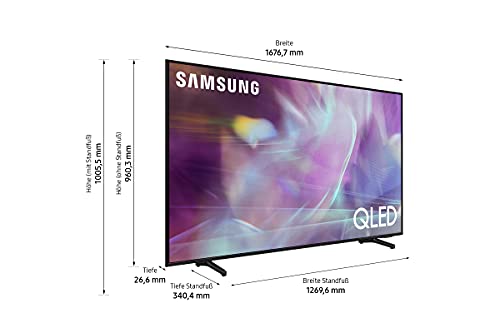 Samsung-Fernseher (75 Zoll) Samsung QLED 4K Q60A TV 75 Zoll