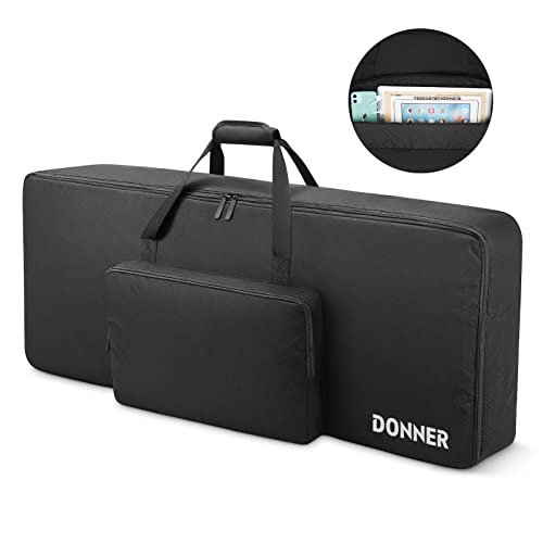 Keyboardtasche Donner 61 Tasten, 104 x 41 x 13 cm wasserdicht