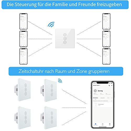 Rolladensteuerung WLAN LoraTap [NEW Generation] WIFI Smart Rollladen