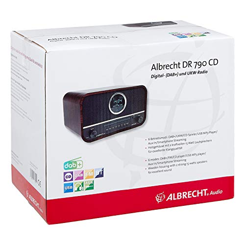 Retro-Radio Albrecht DR790CD Digitalradio DAB+, 27790