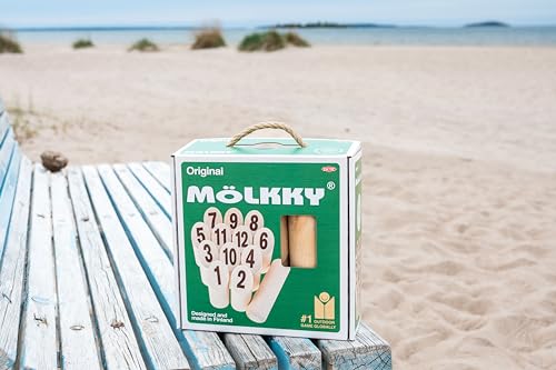 Mölkky Mölkky Tactic in cardboard box with handle, 2018 version