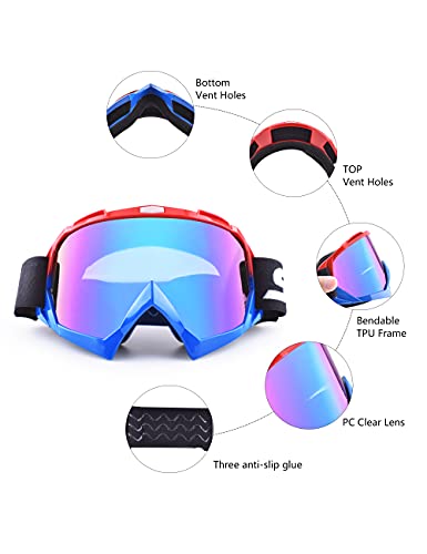 Motorradbrillen SGTTX Motorradbrille, ATV Dirt Bike Off Road Racing