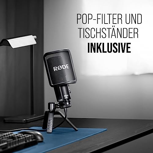 PC-Mikrofon RØDE NT-USB vielseitiges USB-Kondensatormikrofon