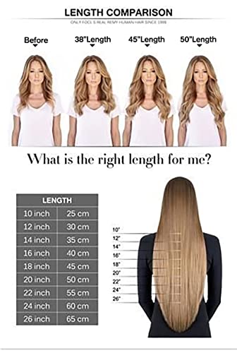 Clip-in-Extensions VARIO HAIR Clip in Extensions Echthaar Balayage