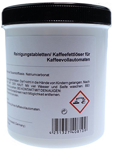 Kaffeefettlöser Piebert 150x Reinigungstabletten Extradünn 4mm