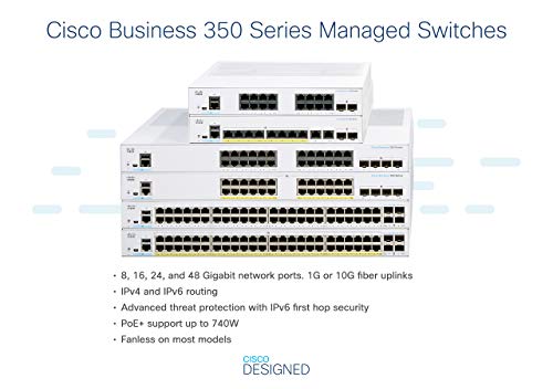 48-Port-Switch Cisco Business CBS350-48P-4X Managed Switch