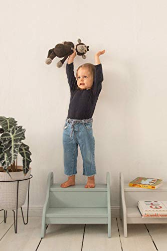 Tritthocker Kind Kindsgut Holztritt, Tritt-Hocker mit 2 Stufen ideal