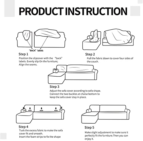 Sofa-Bezug ele ELEOPTION Sofa Überwürfe elastische Stretch Sofa