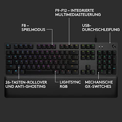 Mechanische Tastatur Logitech G513 mechanische Gaming-Tastatur