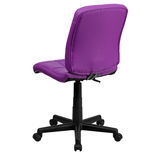 Drehstuhl Flash Furniture Mid-Back Quilted Vinyl Swivel Task Chair