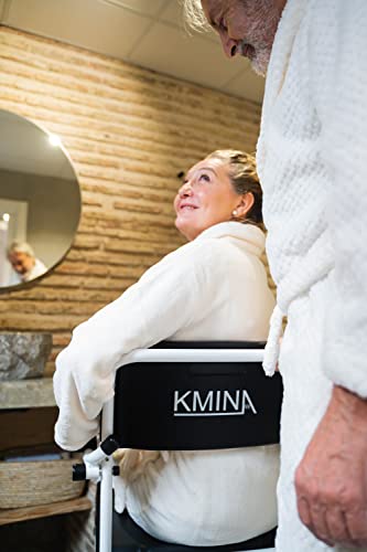 Toilettenstuhl KMINA PRO für Senioren mit Rollen, Version 2.0