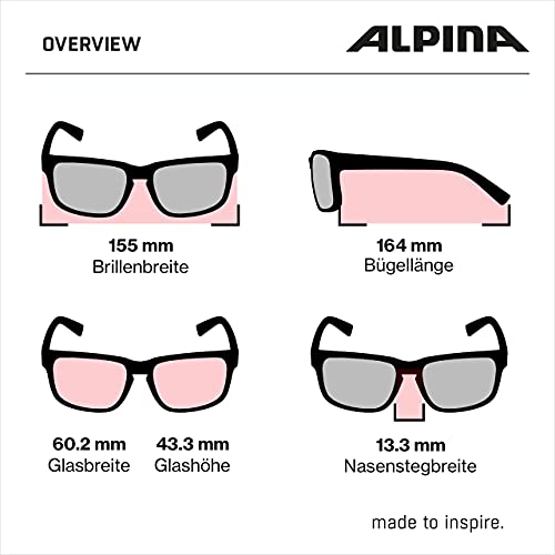 Überzieh-Sonnenbrille ALPINA OVERVIEW Verspiegelte