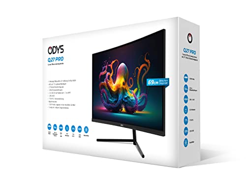 165-Hz-Monitor Odys Q27 PRO 69cm (27″) WQHD Curved